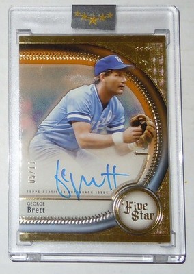 George Brett 2024 Topps Five Star Five Star Signatures Auto 5/10 Jersey #