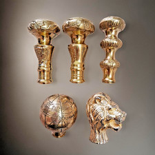 Designer Brass Head Nautical Walking Stick Handles Victorian Cane Head Antique