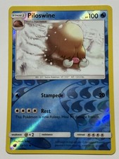 Piloswine 20/111 Sm-Crimson Invasion Reverse Holo NM