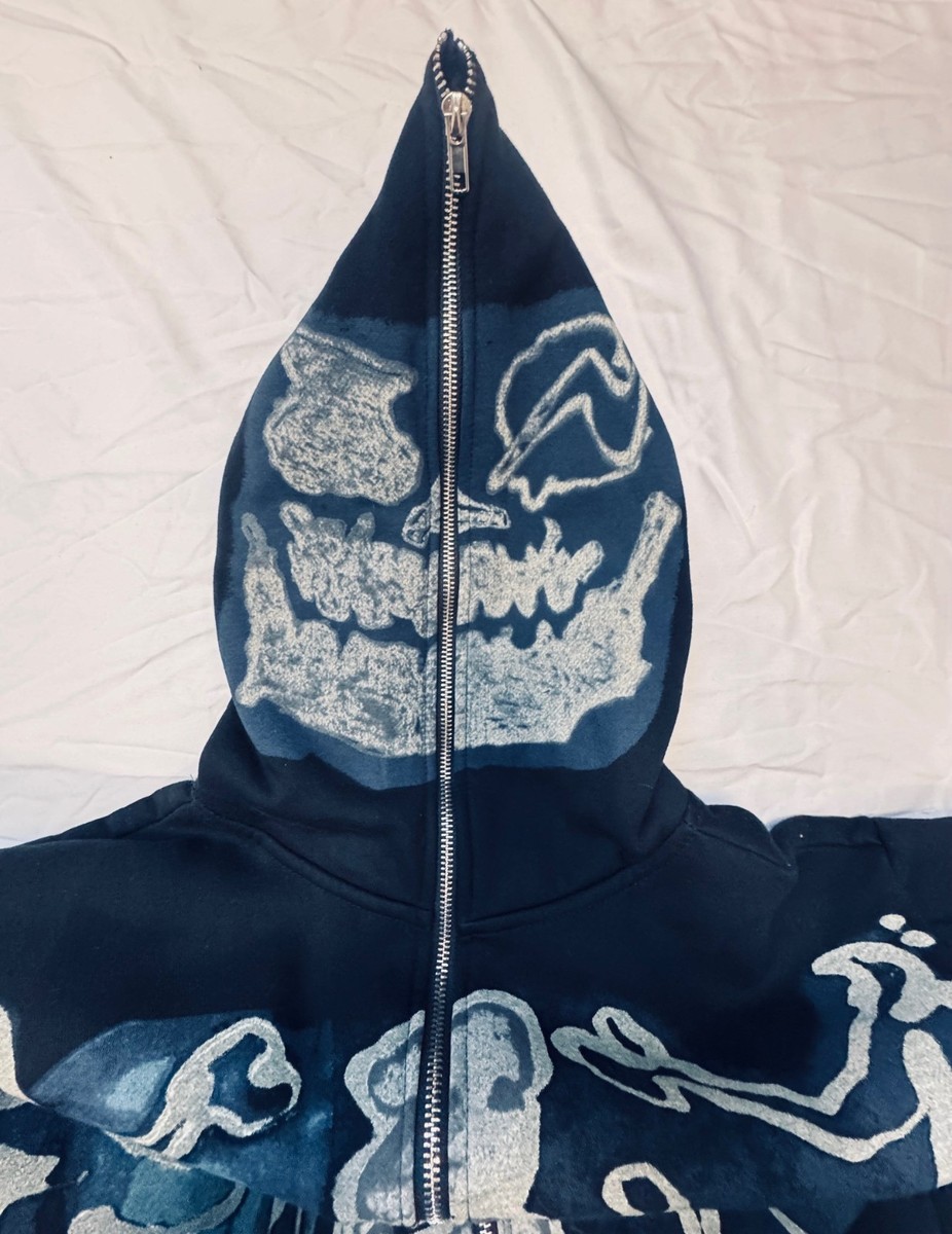 新品CactusJack /FragmentHoodiesizeXLtravis Travis Scott Cactus Jack Fragment Skeleton Graphic Hoodie Large