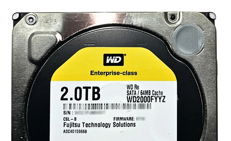 Fujitsu A3C40159668 2TB 7.2K SATA 3.5 3G HDD Hard Disk Drive - Image 2 of 4