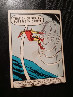 1966 MARVEL SUPER HEROES #21 THAT CHICK REALLY PUTS ME IN ORBIT Iron Man