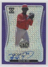 2020 Leaf Metal Draft Purple Mojo 7/7 Hector Yan #BA-HY1 Auto y8h