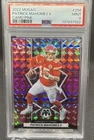 2022 Panini Mosaic Patrick Mahomes II Camo Pink!! PSA 9! Mint!
