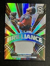 2021 Panini Spectra Brilliance Materials Red Prizm /75 Yan Gomes