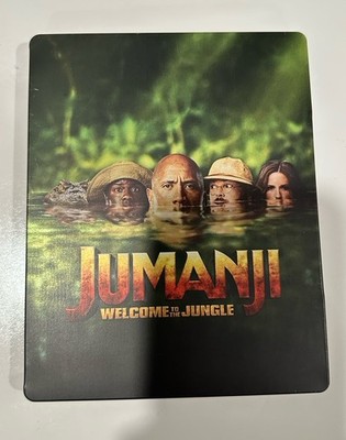Jumanji  + Jumanji Welcome to the Jungle SteelBook (4K Ultra HD, Blu-ray)