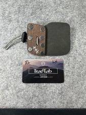 archery, recurve, longbow, shooting tab, LH, Mtn Metal trad tab, XL, 3 under