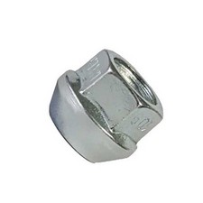 1x Offene Radmutter M12x1,25 Kegelbund 60° silber für Smart, Forfour 1 (454) Rad