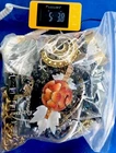 5 Pounds Vintage Costume Jewelry Mix LBS  necklaces bracelets pins rings etc lbs