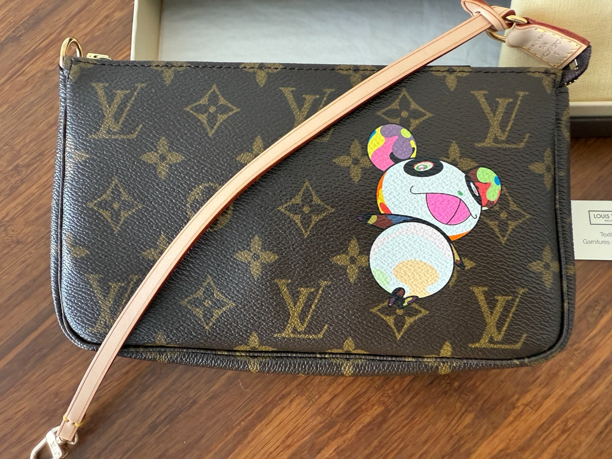 Never used Louis Vuitton Monogram Panda Pochette Accessories