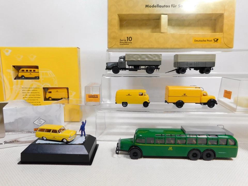 Brekina H0 1:87 Raccolta Post 010460 010738 3603 4216 Serie 10 ecc Mint # - Immagine 2 di 4