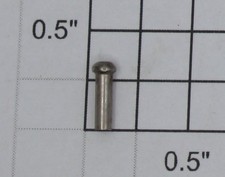 Lionel 480-20 3/32" x 9/32" Slide Shoe Rivet 24 