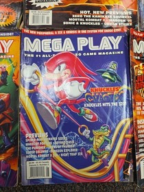 Mega Play Magazine Lot Sega Vol 5 #4 5 6 Vol 6 #1 2 3 Lion King X-Men