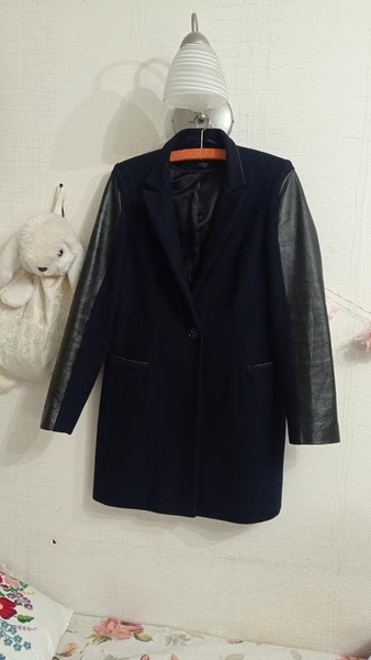 Women French Connection Coat Navy UK 8