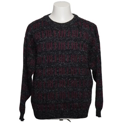 Buckingham, Strickpullover, Größe: L, Grau/Lila/Weiß, Herren #zZM
