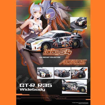 Inno64 1/64 GT-R R35 Widebody Aorus X Inno64 Limited Edition