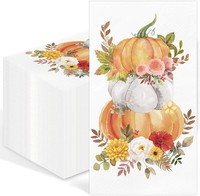 Servietten Herbst KüRbis 50 StüCk Papierservietten Tischdeko FüR Halloween