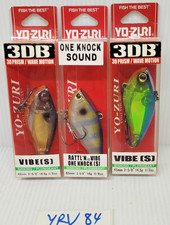 SET YRV84 3pc Mixed Yo-zuri  3DB One Knock Sound Ratti'n Vibe Fishing Lure Japan