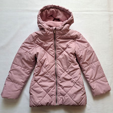 Topolino Mädchen Gr.128 Stepp Mantel Jacke Polyester warm dicht lila-rosa w.NEU