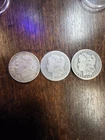 Lot Of 3 - Morgan Silver Dollars 90% Silver U.S. $1