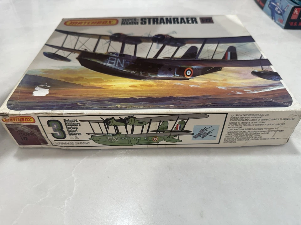 Matchbox #PK-601 Super-Marine Stranraer British Flying Boat 1/72 - FREE SHIPPING - Image 2 of 4