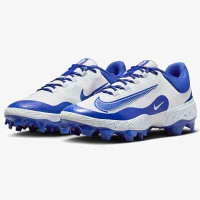 Nike Alpha Huarache 4 Elite MCS Baseball Cleats Royal Blue FD6255-106 Size 9.5