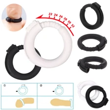 Male Adjustable Silicone Penis Cock Ring Enhancer Prolonging Delay Ejaculation