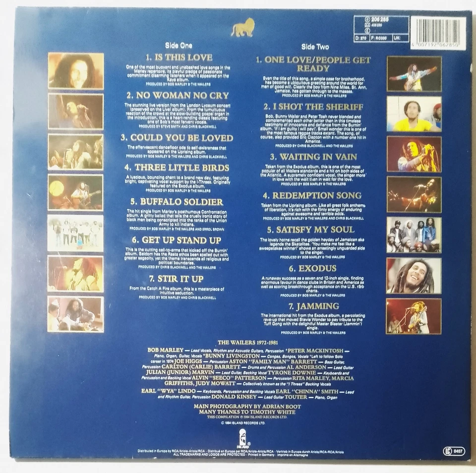 Bob Marley and the Wailers Legend · Lp · 1984, foto 2 di 4