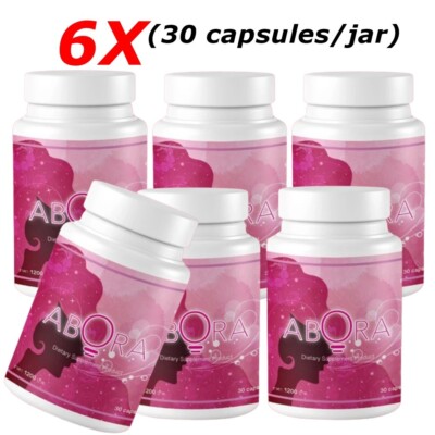 6X ABORA LDB Whitening Supplement Healthy Skin Natural Plant Extracts 30 Capsule