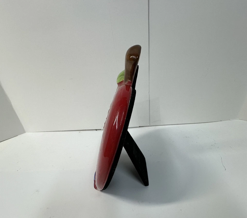 Russ Little Olde School House #1 Profesor Cerámica Manzana Mesa Marco de Fotos Foto 4 de 4