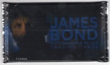 James Bond Autographs & Relics Factory Sealed Hobby Packet / Pack