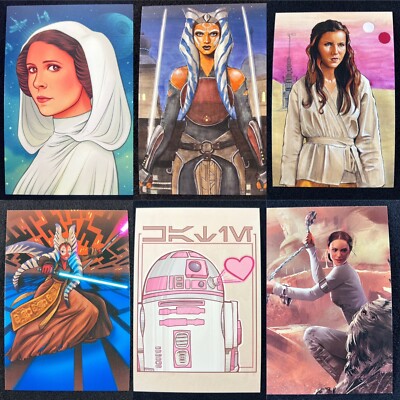2019 Star Wars Women of the Galaxy Postcards - Pick your Postcards
