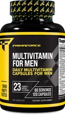 PrimaForce Multivitamin for Men (120 Capsules) - Nutritional Health Supplement
