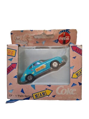 1994 EDOCAR GREEN MALIBU ATLANTA COKE COCA COLA 1/64 SCALE PORSCHE NEW IN BOX