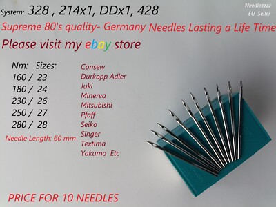 214x1  328  DDx1 Industrial Sewing Machine Needles Premium Germany Quality