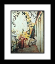 HENRI MATISSE - Custom Framed 'Saint-Tropez: The Terrace' Art Print