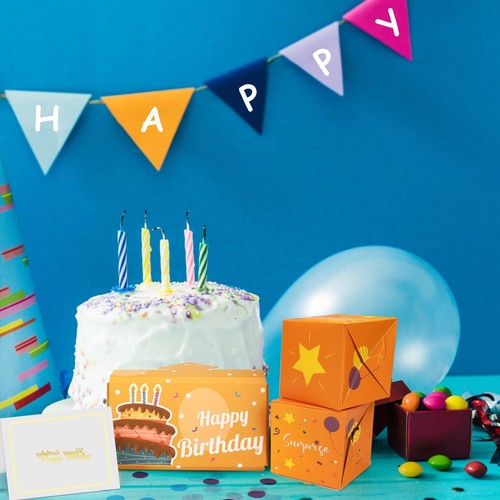 Pop Up Birthday Card with Confetti Happy Birthday Surprise Gift Box Explosion... - 第 6/7 張圖片