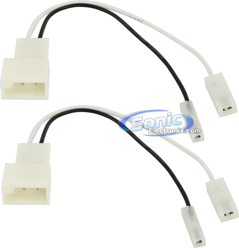 Scosche SHTA02B Universal Car Audio Speaker Wire Harness for 1987-98 Toyota