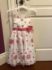 NEW GIRLS SIZE 8 - DRESS - Jona Michelle - Embroidered Flowers - Quality