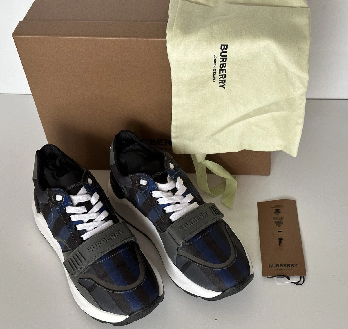 Burberry boots best sale mens blue