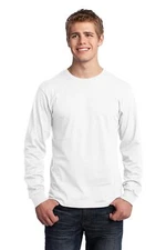 Port & Company Men's Long Sleeve Core Cotton Tee PC54LS FREE SHIPPING!