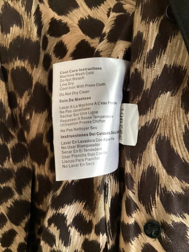 Michael Kors Trenchcoat schwarz Leo Größe S M - Bild 5 von 6
