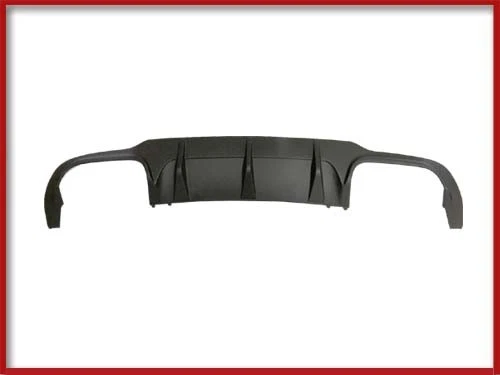 2012 2013 2014 C63 Diffuser Lip Spoiler Rear + Quad Muffler Tips Chrome AMG Foto 3 de 4