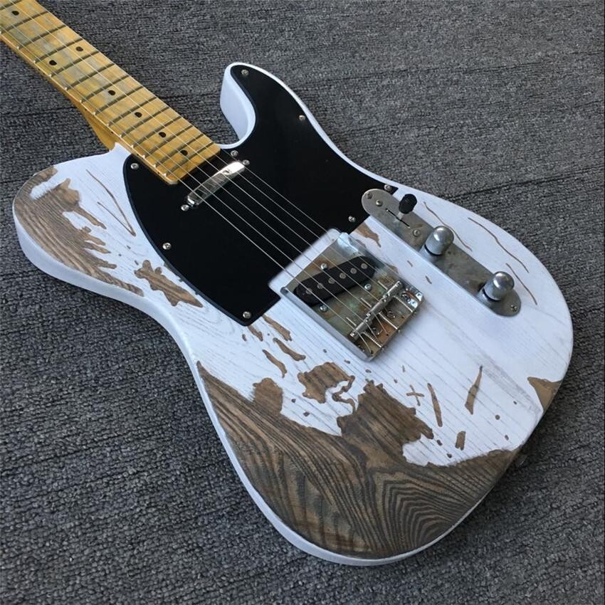 Heavy Relic 6-String Electric TL guitar fixed bridge ash body