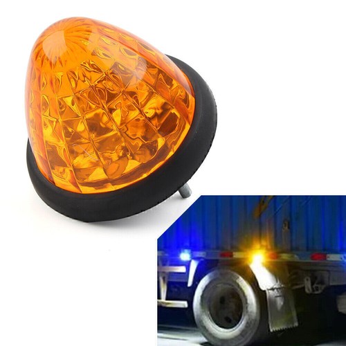 AUXITO Clear LED Side Marker Lamps – Amber Sequential Turn Signals For 2008-2017 Mitsubishi Lancer, Plug-and-Play, IP67, 2-Yr Warranty