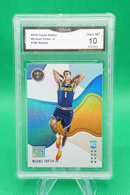 2018-19 Status Rookie #186 Michael Porter GMA 10 GEM MINT Denver Nuggets R6220J