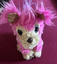 Scruff A Luvs Cutie Cuts Pink Brown Tan Puppy Dog 8" Stuffed Plush Moose Toys