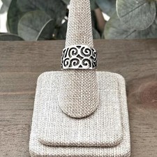 925 Sterling Silver Swirl Band Ring  Available in Sizes 6, 7, 8, 9, 10 NEW 