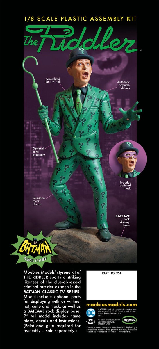 Batman 1966 TV Series Riddler 1:8 Scale Model Kit | eBay