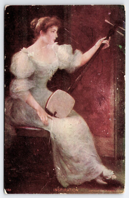[F1] Postcard Undivided Back, Inspiration, Copyright SS Porter Chicago, Vintage